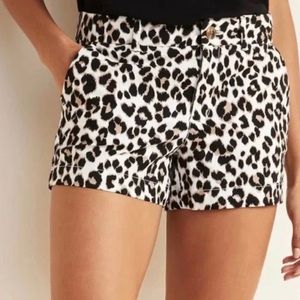 Old Navy Leopard Print Everyday Shorts